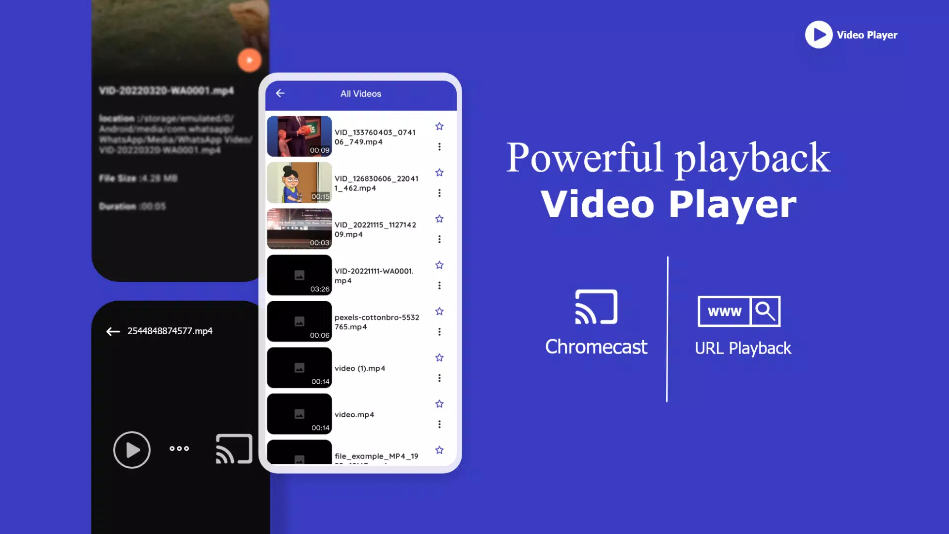 Video Player Captura de tela 1
