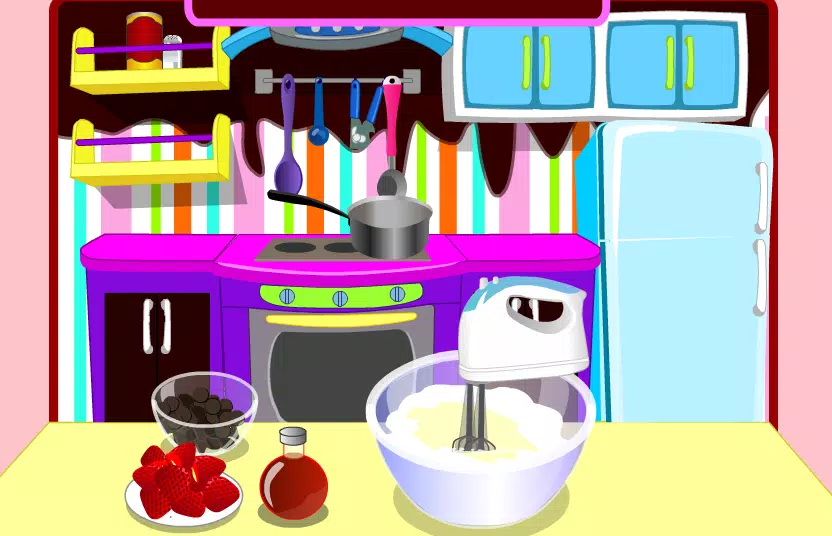 game cooking chocolate cream Captura de pantalla 4