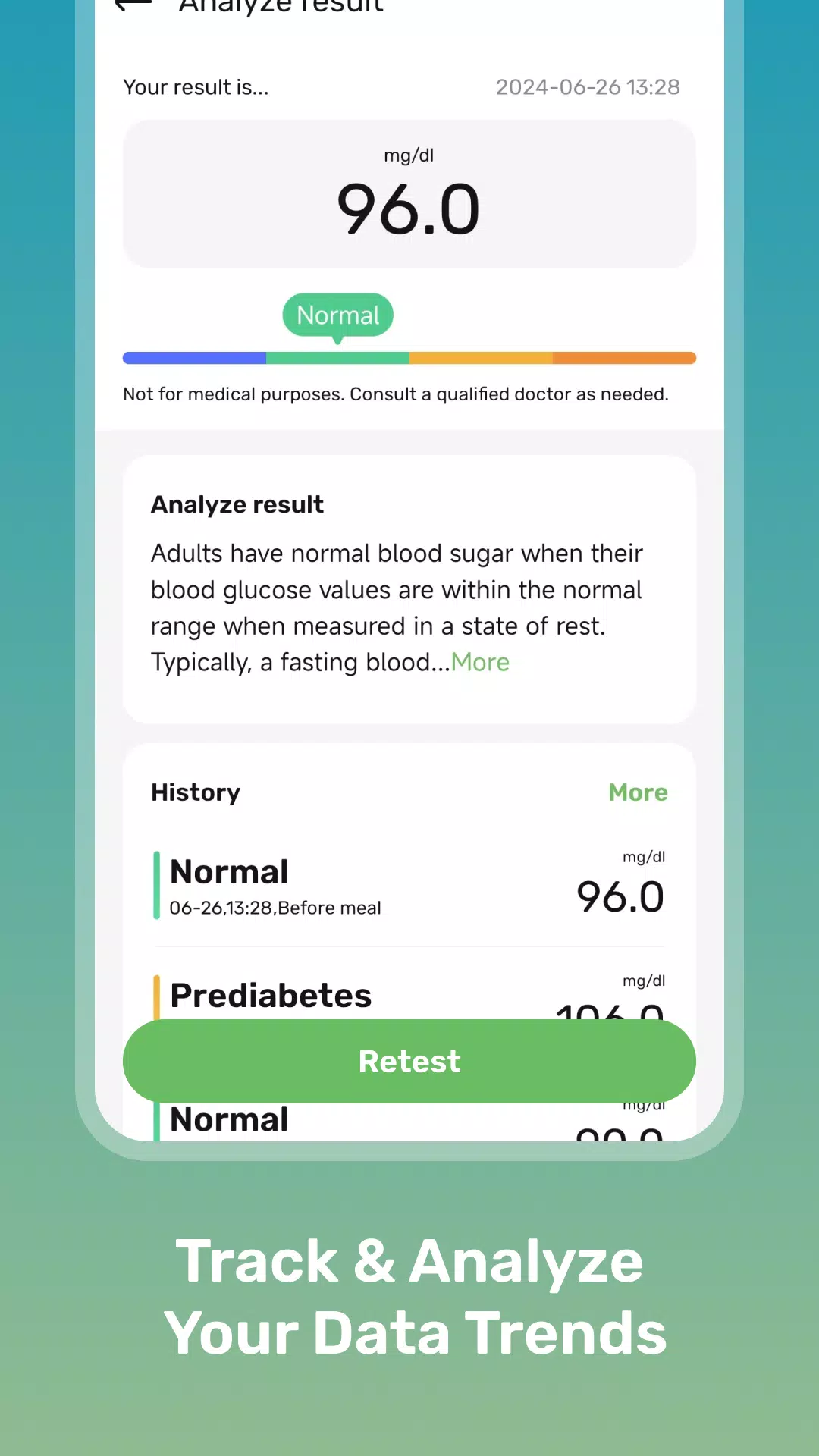 Health Sense: Blood Sugar Hub Capture d'écran 4