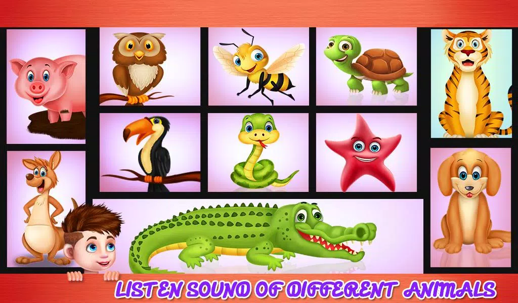 Learning Animal Sounds Games Скриншот 2