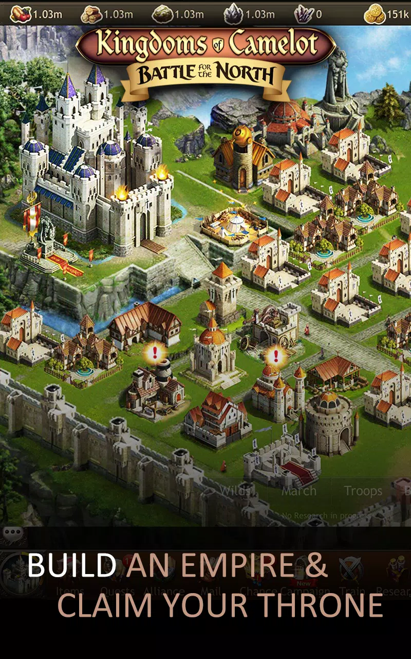 Kingdoms of Camelot: Battle Capture d'écran 1