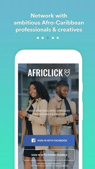 Africlick - African Black Dating & Networking App Screenshot 1