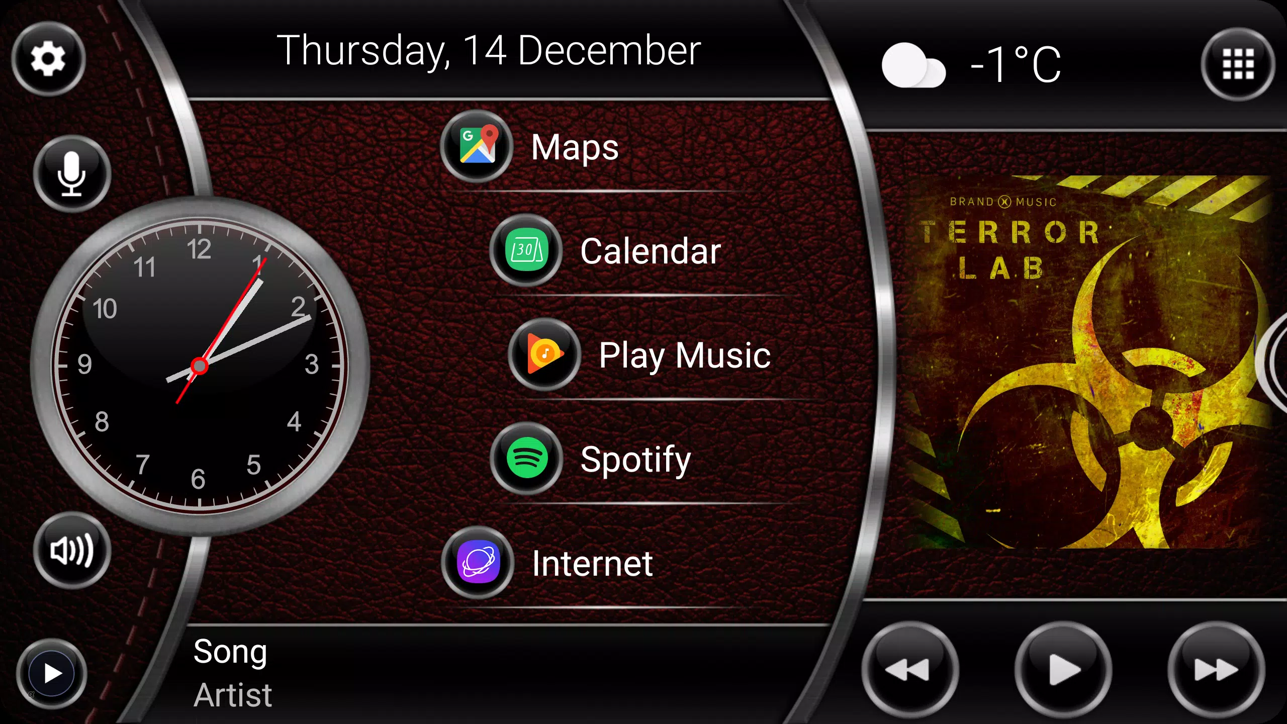 Theme Leather Captura de pantalla 4