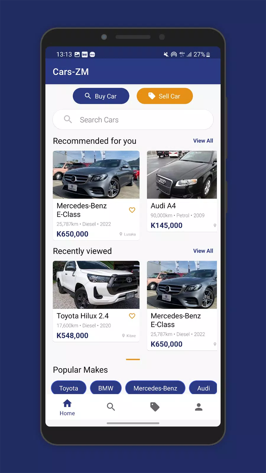 Cars Zambia - Buy & Sell Cars應用截圖第2張