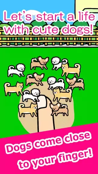 Play with Dogs - relaxing game スクリーンショット 1