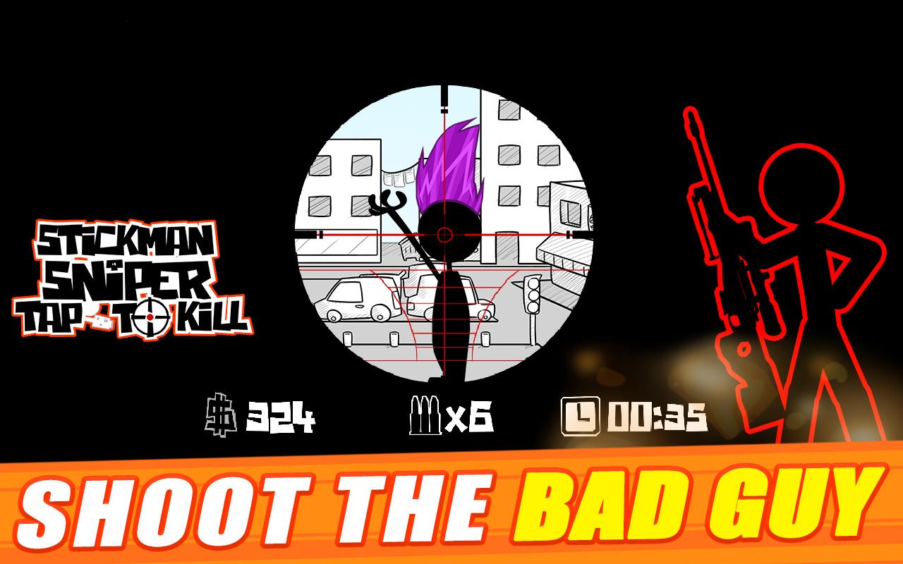 Stickman sniper : Tap to kill應用截圖第1張