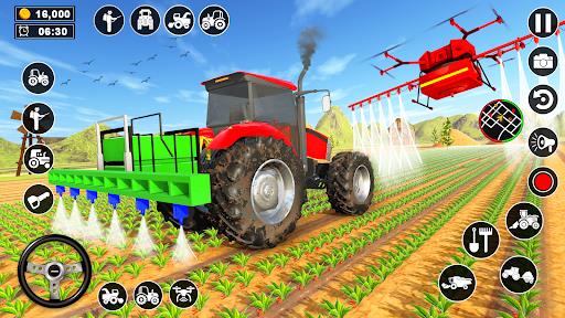 Real Tractor Driving Simulator स्क्रीनशॉट 4