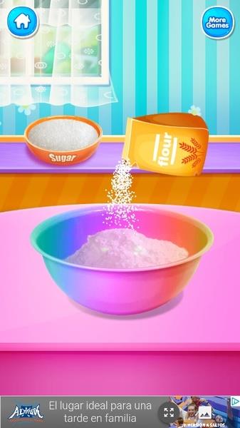 Unicorn Food - Sweet Rainbow Cake Desserts Bakery Screenshot 2