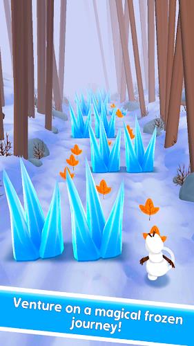 Snowman Rush: Frozen run Captura de tela 2