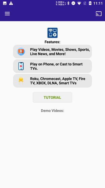 Cast Web Videos 스크린샷 2
