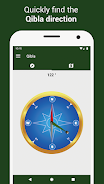 Prayer times: Qibla & Azan Captura de tela 4