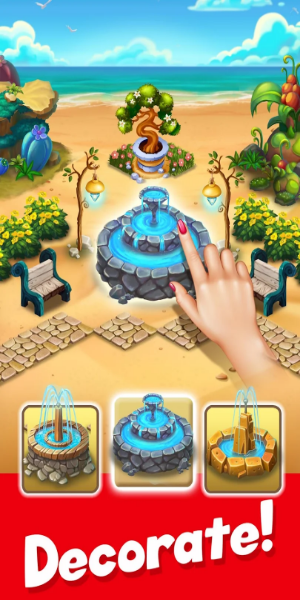 Tropic Trouble Match 3 Builder Screenshot 2