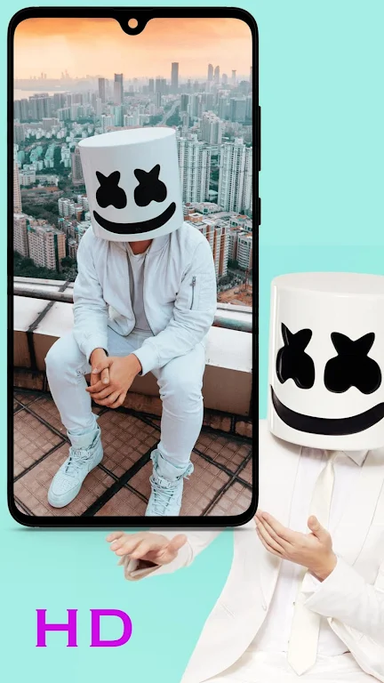 Marshmello Wallpaper Captura de tela 3