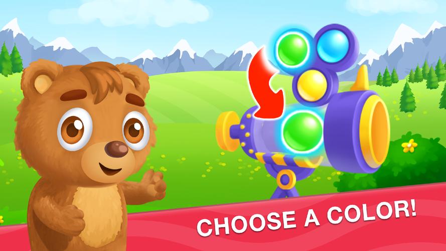 Kids shooter for bubble games 스크린샷 1