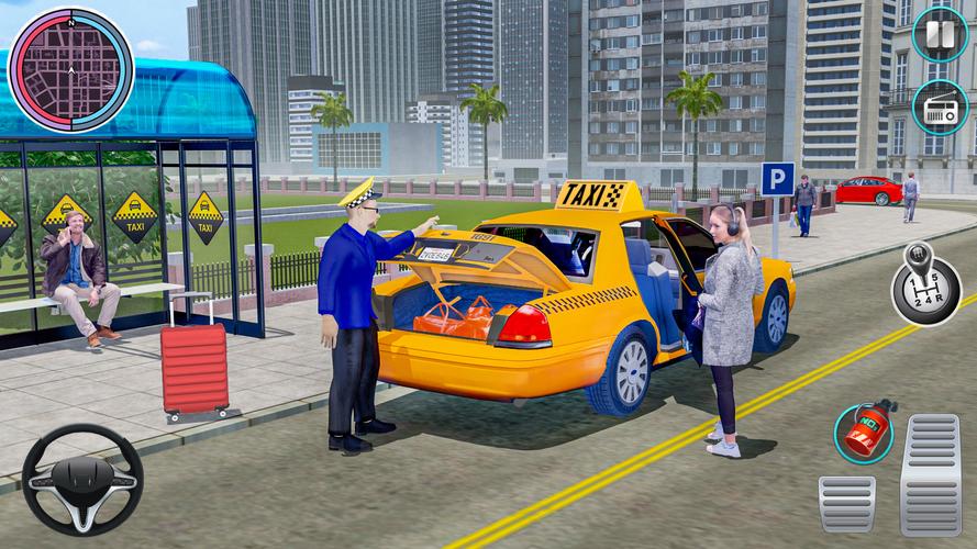 Taxi Traffic Car Racing Games應用截圖第3張
