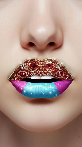 Lip Art Beauty DIY Makeup Game 스크린샷 4