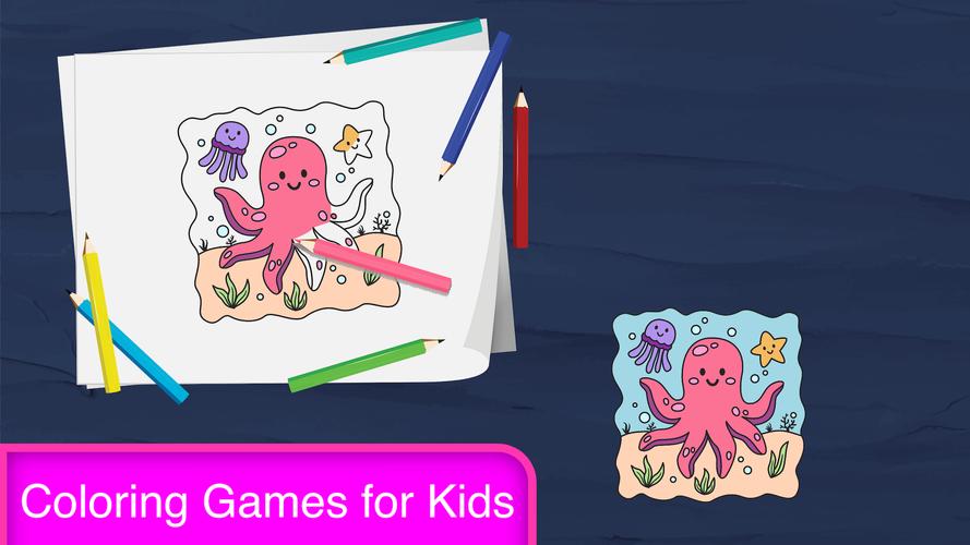 Coloring Games for Kids, Paint Captura de pantalla 2