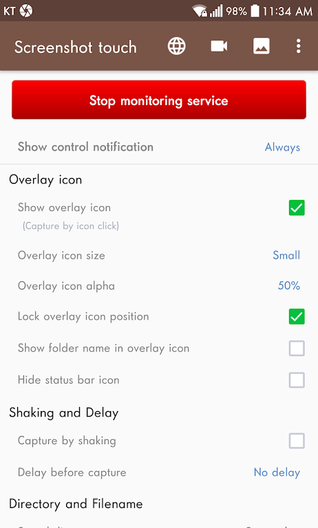 Screenshot touch Screenshot 1