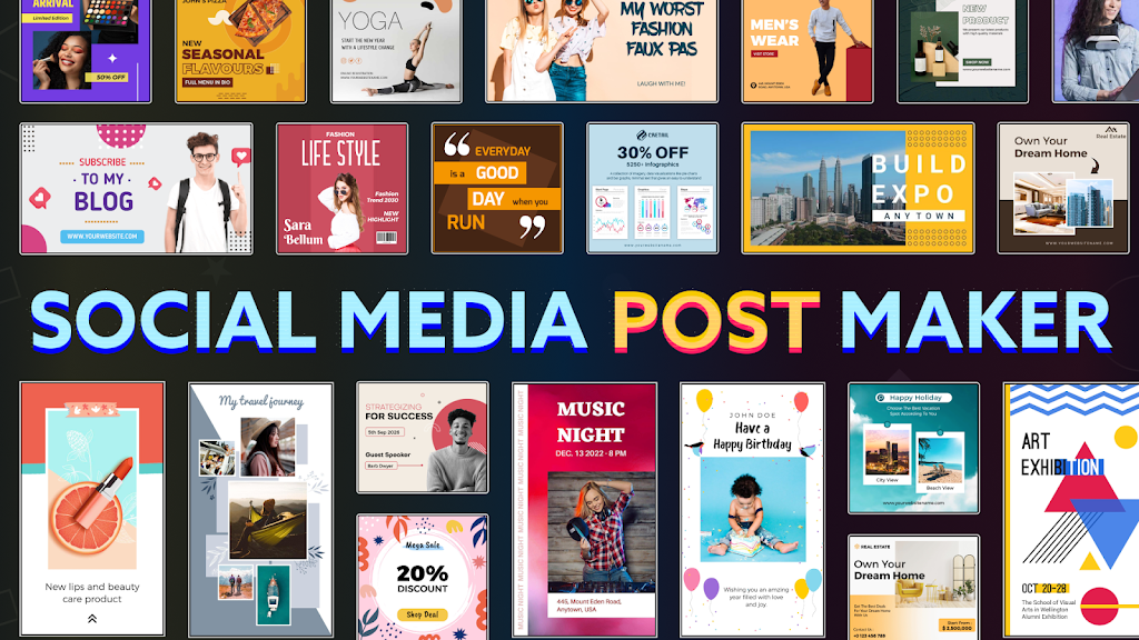 Social Media Post Maker スクリーンショット 1