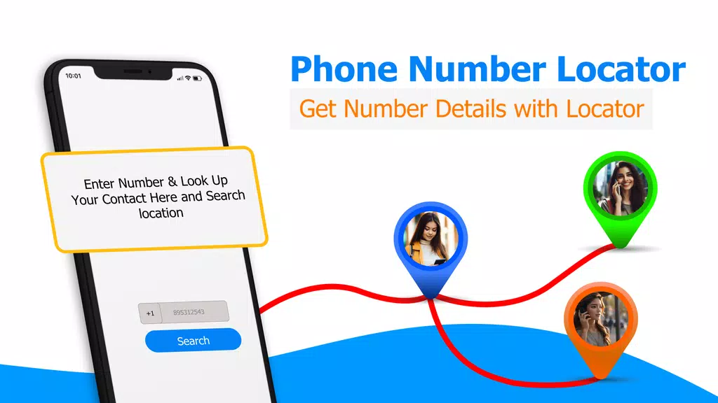 GPS Mobile Number locator App स्क्रीनशॉट 2