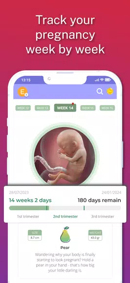 Momercy Pregnancy & Baby Care स्क्रीनशॉट 3