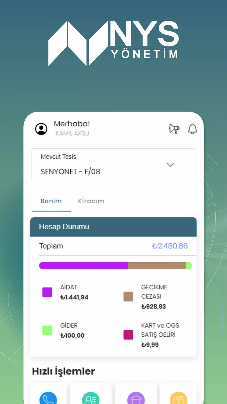 NYS Yönetim Capture d'écran 2