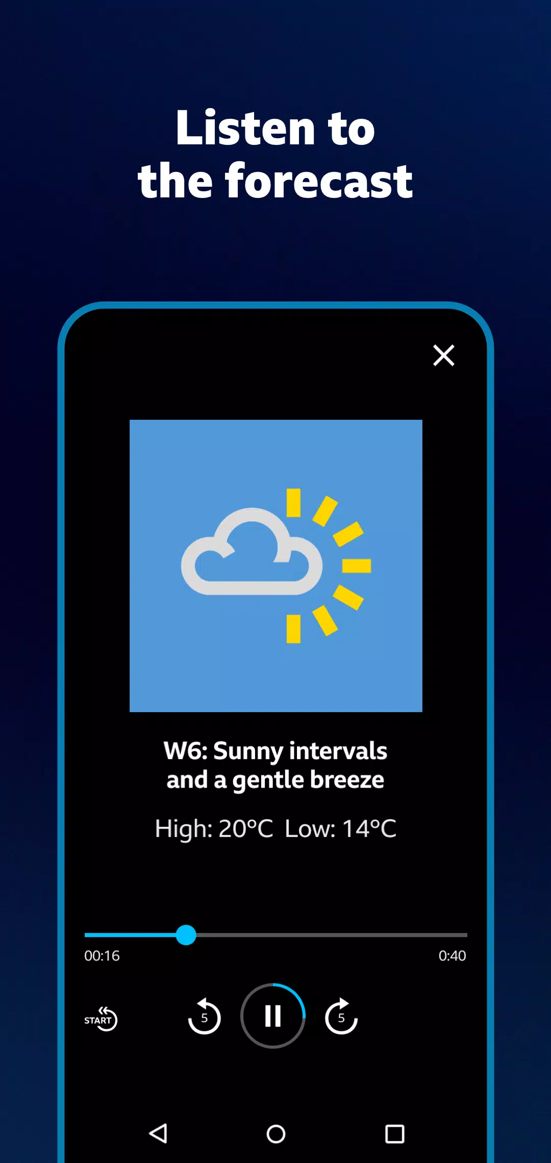 BBC Weather स्क्रीनशॉट 3