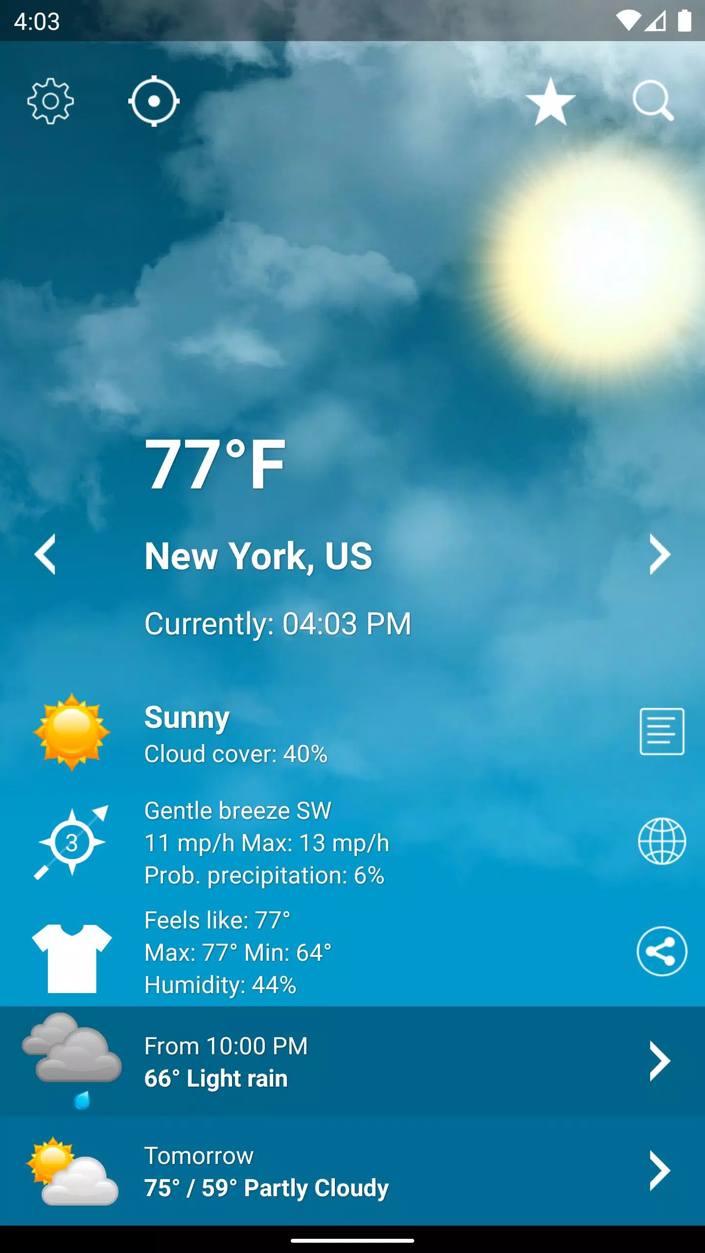 Weather XL PRO Captura de tela 1