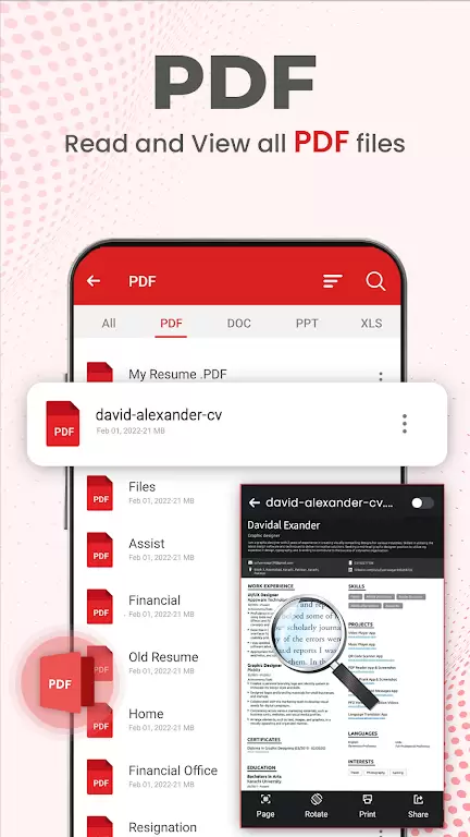 Document Reader PDF Reader स्क्रीनशॉट 2