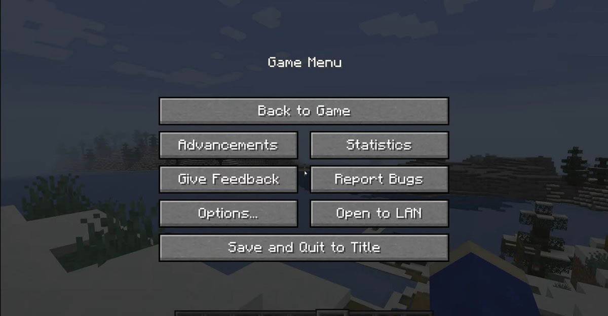 Wie man Minecraft verlässt