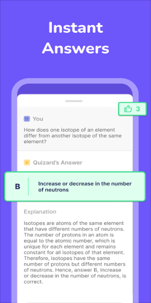 Quizard AI - Scan and Solve Mod Apk Captura de pantalla 2