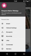 Diaspora Native WebApp Capture d'écran 3