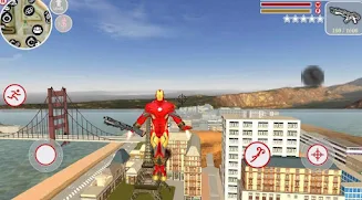 Iron Superhero War - Superhero Games Captura de pantalla 3