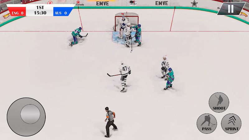 Ice Hockey Games 3D Ice Rage Screenshot 1