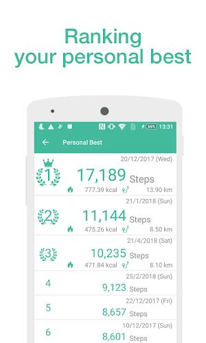 Pedometer - Step Counter Maipo Скриншот 3