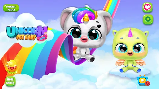 Unicorn Baby Care Unicorn Game Screenshot 3