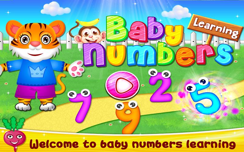 Baby Numbers Learning Game Captura de pantalla 1