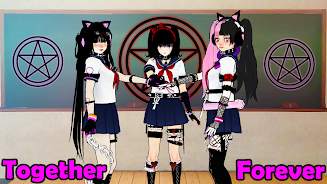 SchoolGirl AI 3D Anime Sandbox スクリーンショット 2