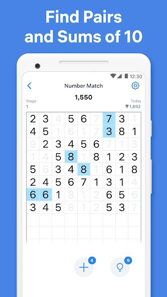 Number Match - Number Games Mod Capture d'écran 1