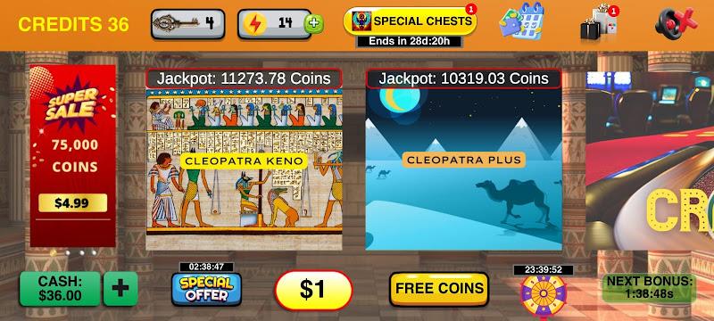 Cleopatra Keno with Keno Games Скриншот 4