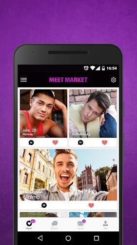 Meet Market: Gay Chat & Dates Capture d'écran 1