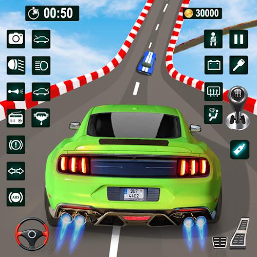 Mega Ramp GT Car Stunt Games 스크린샷 1