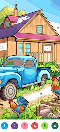 Country Farm Coloring Book Captura de pantalla 3