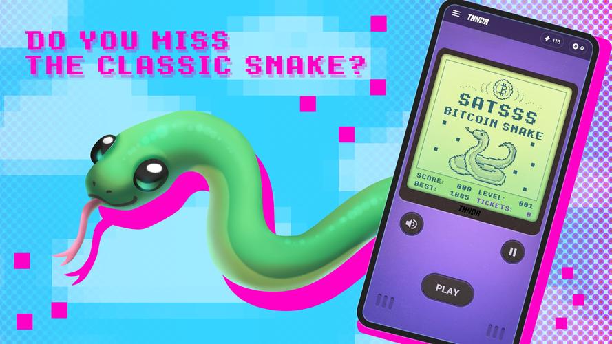 Bitcoin Snake Captura de pantalla 1