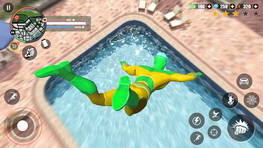 Super Rope Hero: Crime City应用截图第1张