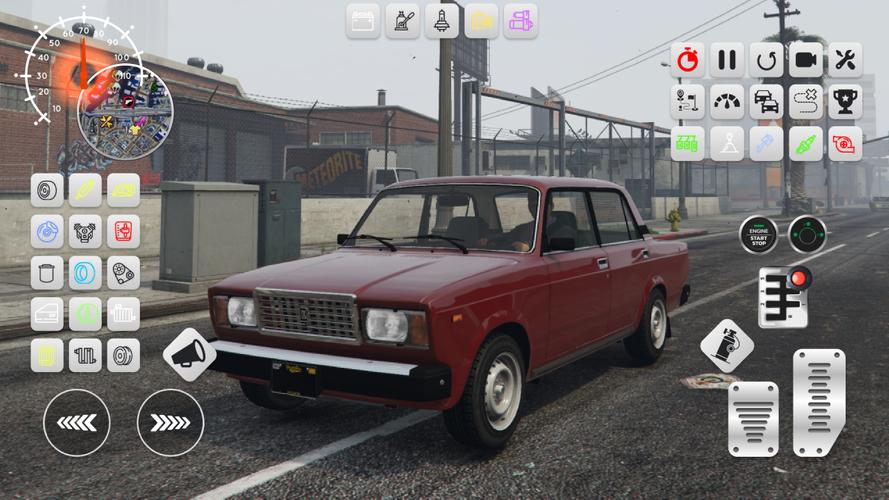 Lada 2107 Tuning Russian City Captura de pantalla 1
