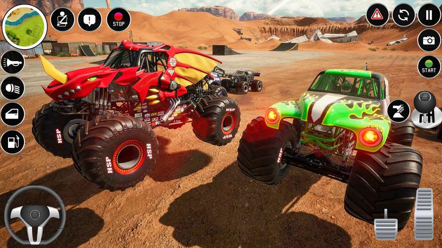 Extreme Monster Truck Game 3D Capture d'écran 4