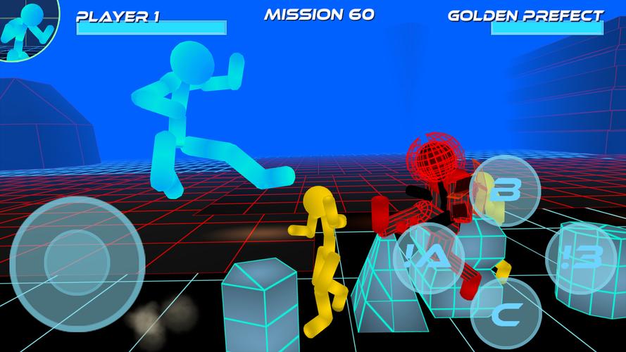 Stickman Neon Street Fighting スクリーンショット 3