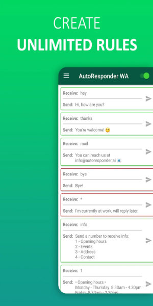 AutoResponder for WhatsApp應用截圖第1張