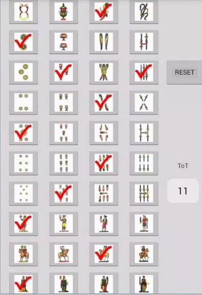 card counting napoletane cards Screenshot 2